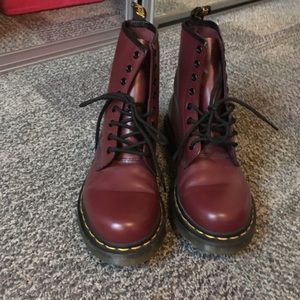 COPY - Burgundy Doc Martens